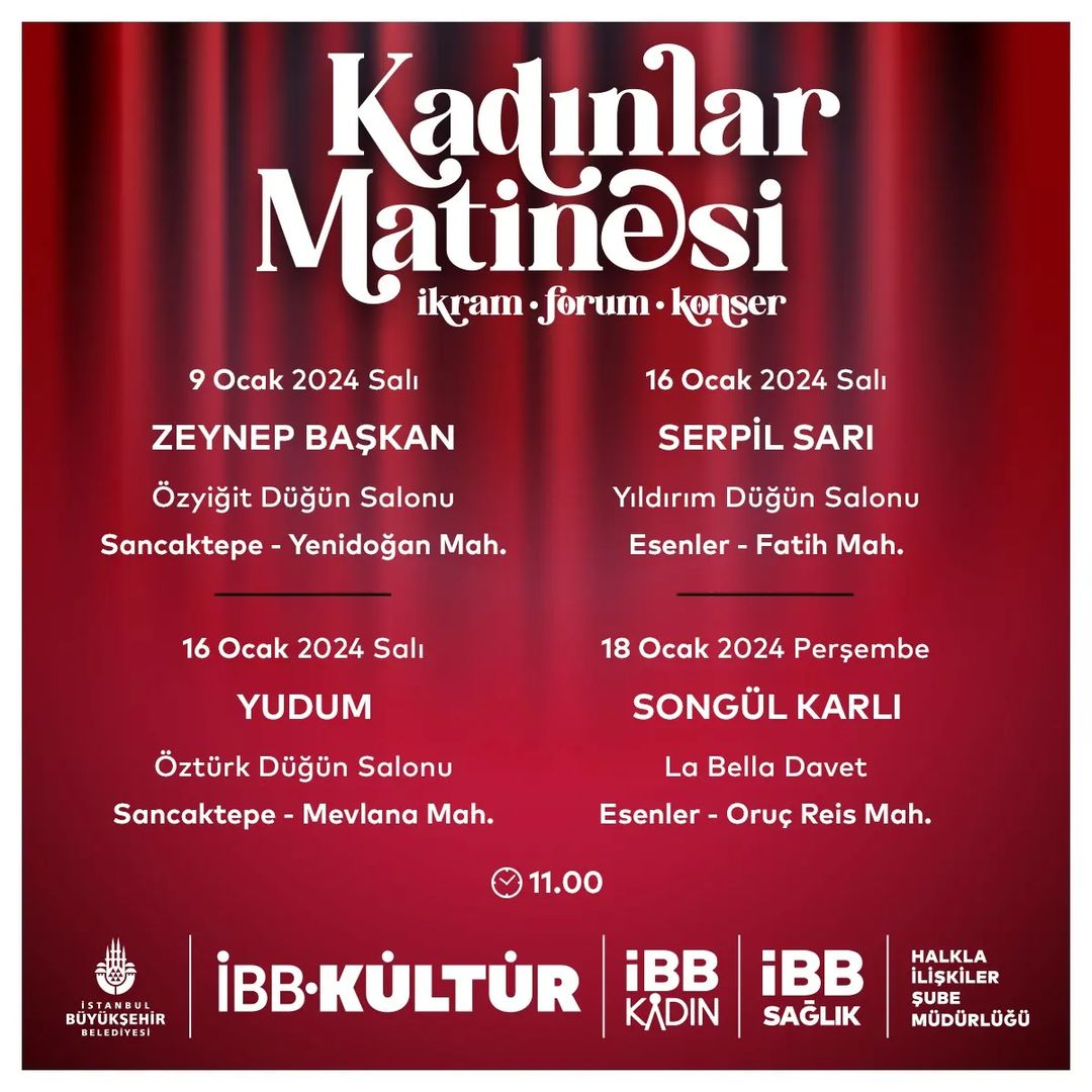 İBB Kültür - Kadınlar Matinesi